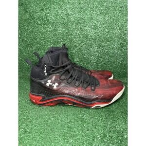 Under Armour Mens Size 13 Micro G Compfit Red Athletic Shoes Basketball Sneakers